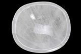 Polished Clear Quartz Bowl - Madagascar #204949-2